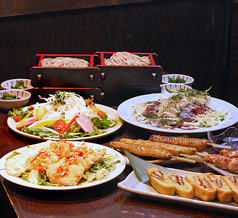 青森県産津軽どり 蕎麦居酒屋 逸品庵 虎ノ門店のコース写真