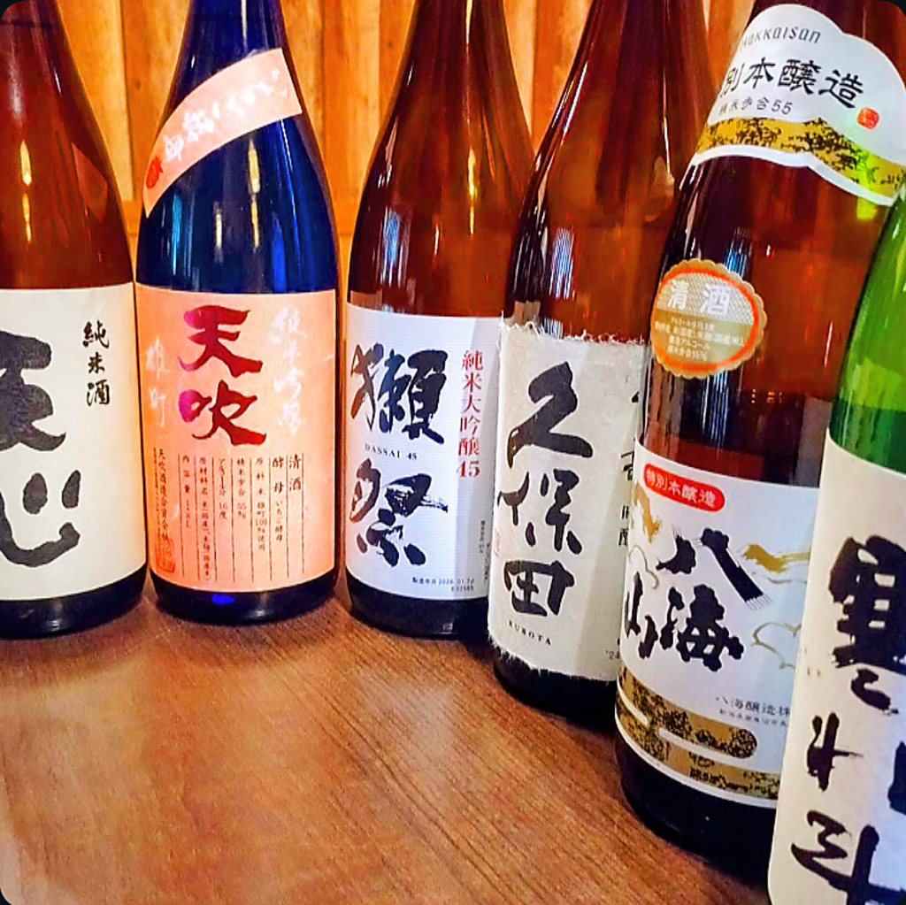 【充実】日本酒や焼酎、フルーツ系のドリンクも各種ご用意しております。