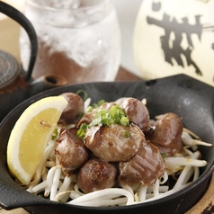 砂肝の鉄板焼き