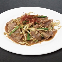 豚タンもやしガーリック炒め