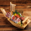 料理メニュー写真&nbsp;お刺身５点舟盛り