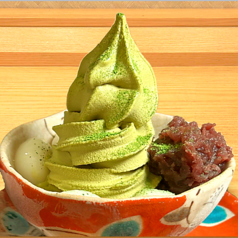 抹茶白玉つぶあん