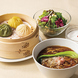 人気★フカヒレ麺と3種小籠包セット1936円(税込)