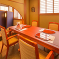 【橘-TACHIBANA-】ご会食やお集まりなど、幅広いシーンに対応できる個室席。最大12名様までご利用いただけます。