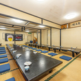 【貸切可能◎】最大60名様まで収容可能なお座敷がございます！豊富なメニューを取り揃えており、大人数の集まりや会社の宴会に最適です◎仲間や同僚との楽しいひとときをお過ごしいただけます♪飲み放題付コースもご用意しておりますので、ご予約お待ちしております！