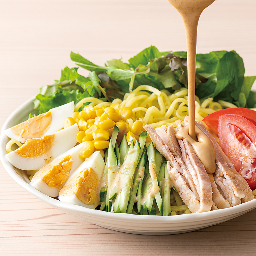 北海道の定番！道産子のソウルフード「ラーメンサラダ」♪