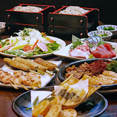 青森県産津軽どり 蕎麦居酒屋 逸品庵 虎ノ門店のコース写真