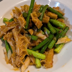 店主のオススメ!牛ハチノス四川炒め