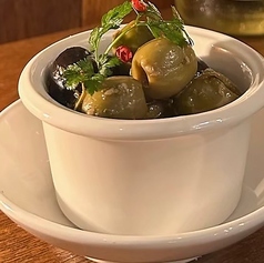 やみつきオリーブマリネとクリームチーズ　単品