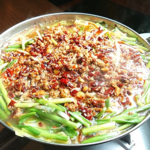 本家！　★台湾もつ鍋★　極旨辛台湾ミンチ×秘伝のもつ鍋スープ♪