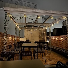 ビアガーデンのテラス席は、2名から最大20名様までご利用可能。開放的な空間で、贅沢な時間を体験できます。コース利用のお客様のみご利用可能なお席となっておりますので、ご用途に合ったコースをお選びの上、お問い合わせください！