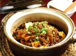 人気の青蓮特製土鍋麻婆豆腐はしびれる辛さの激辛～辛さ控えめまで、お好みの辛さが選べます。