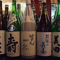 酒蔵から直接取り寄せている豊富な日本酒が自慢◎