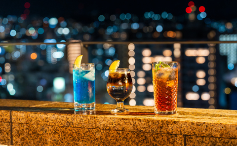 圧倒的な那覇の夜景を最上階から眺める♪ROOFTOPBAR！絶品ジェラートも◎