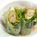 料理メニュー写真&nbsp;エビとクリームチーズの生春巻き