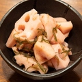 料理メニュー写真 れんこん梅肉和え