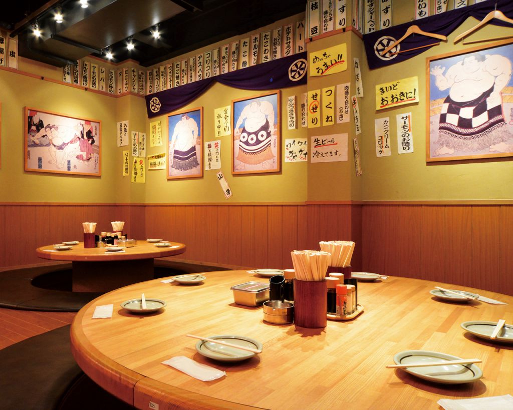 円卓席はコンパや女子会にぴったり♪