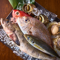 ■直送鮮魚の海鮮料理。
