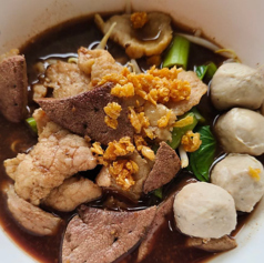 58.豚肉のナムトック・スープ