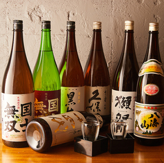焼酎と日本酒を当店自慢のお食事に合わせて♪