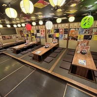 明るい雰囲気の店内♪