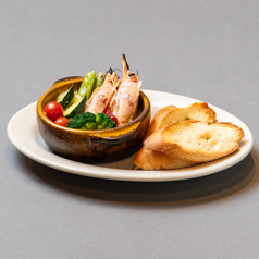 赤海老のアヒージョ