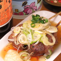 看板メニューは職人技が光る逸品★レバテキをぜひ！