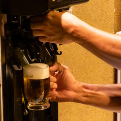 定番のビールから、厳選した麦や芋の本格焼酎をご用意♪