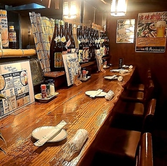 カウンター6席あります！1名様でも気軽にご来店おまちしております。