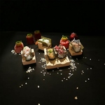 一口サイズの手巻き寿司