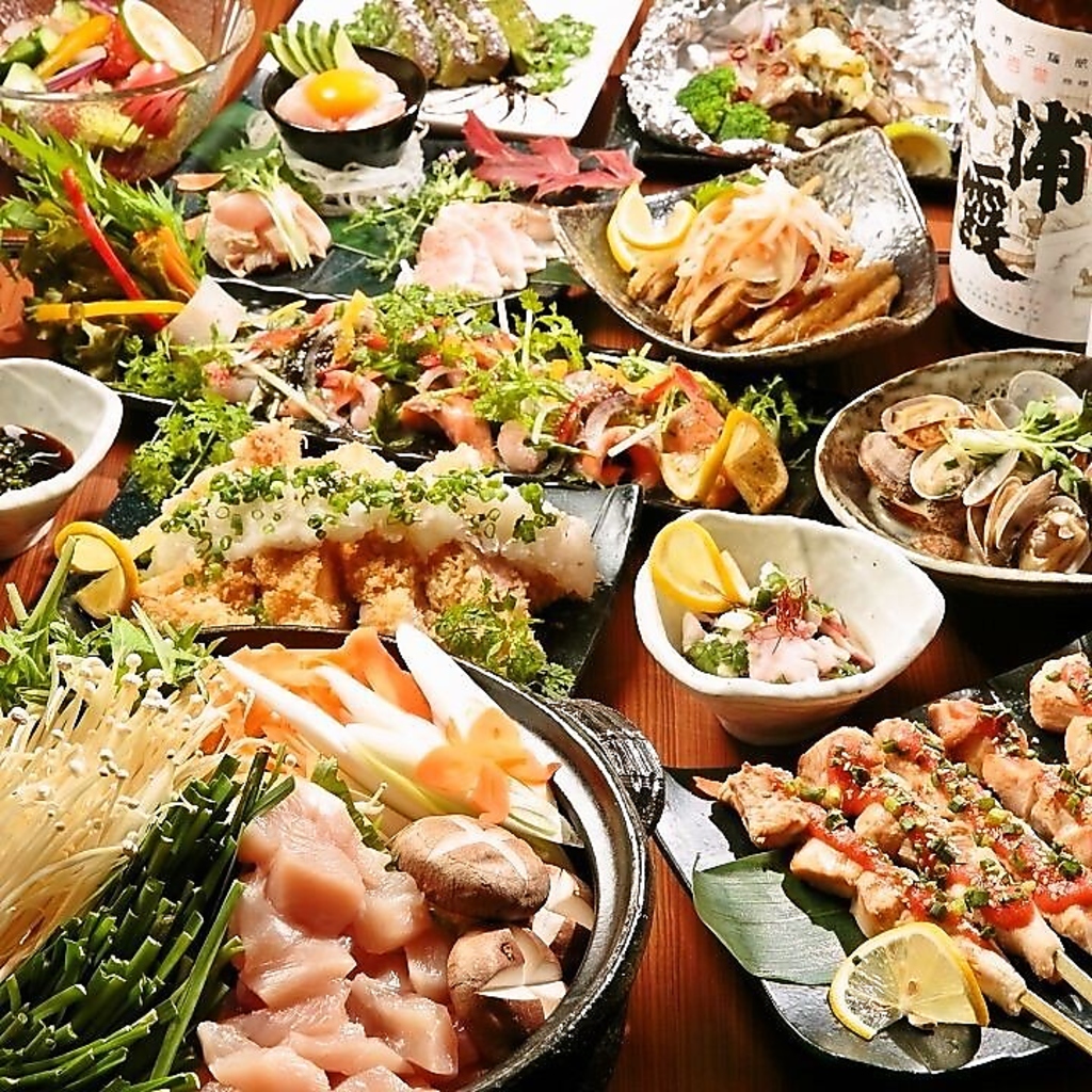 お肉、鮮魚、新鮮野菜、全て今が旬の食材を使ったお料理をお届け致します。