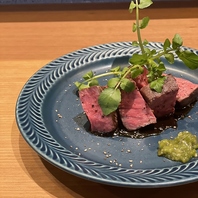 国産和牛をこだわりのソースで味わう