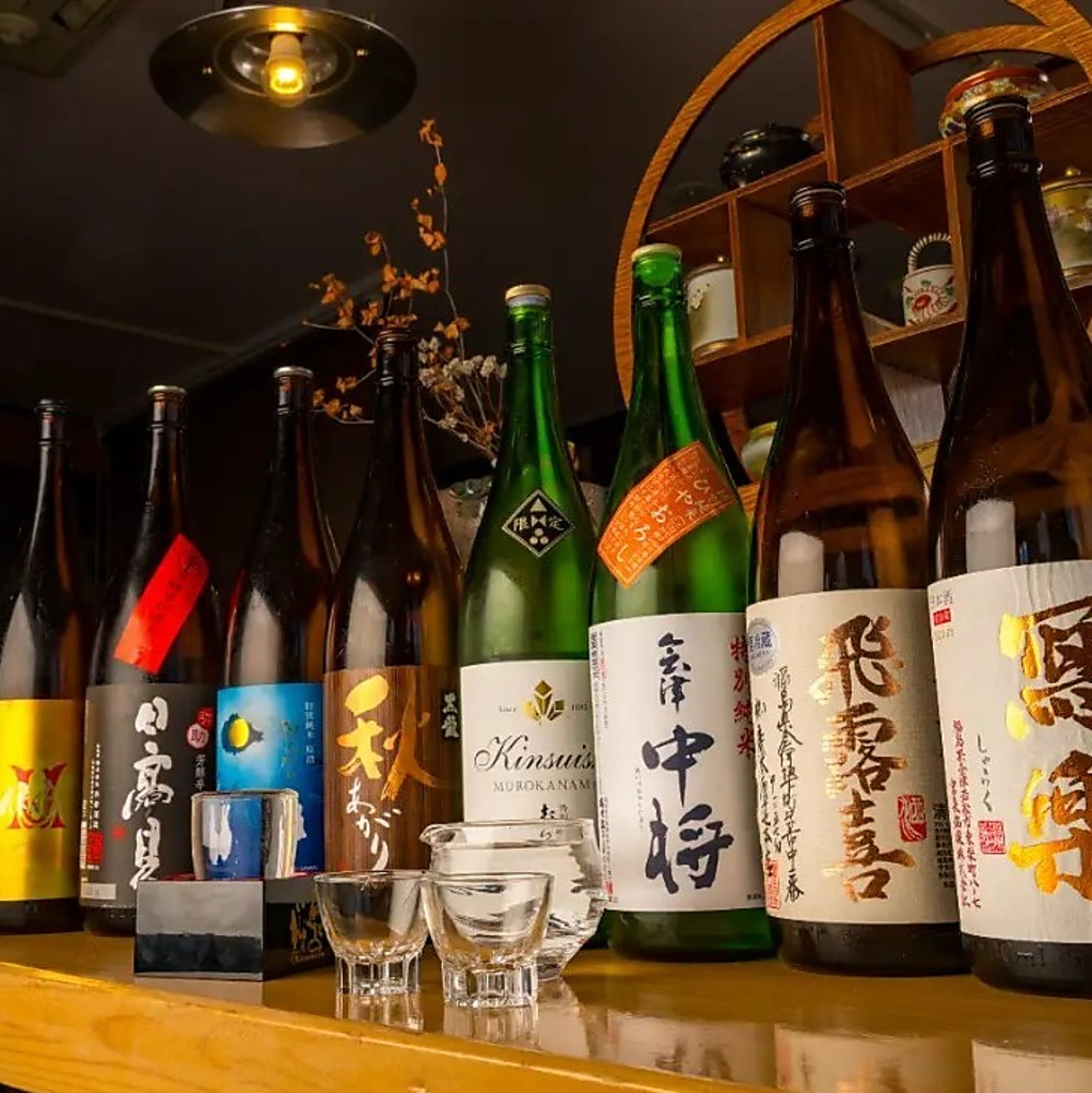 日本酒からカクテルまで豊富な酒類が勢揃い！