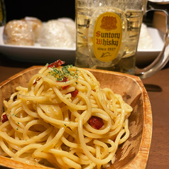 特製醤油のペペロンチーノ
