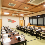 3階には最大80名様まで収納可能な大宴会場を完備。ご宴会の下見もお気軽にどうぞ