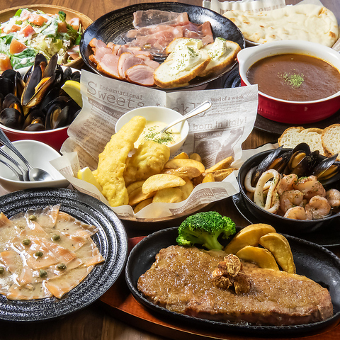 【倉敷駅7分】本格派アイリッシュパブで極上の一杯!ランチ・コース・カラオケも大人気