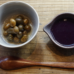 山崎香る むかごウベ蜜がけ