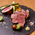 料理メニュー写真 国産牛 リブロース肉のタリアータ