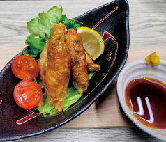 鶏皮餃子