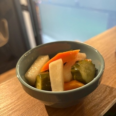 自家製ピクルス　 &nbsp;&nbsp;&nbsp;&nbsp;&nbsp;&nbsp;&nbsp;&nbsp;&nbsp;&nbsp;&nbsp;&nbsp;&nbsp;&nbsp;&nbsp;