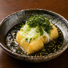 あおさの揚げ出し豆腐