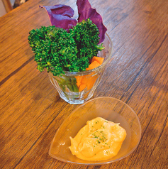 味噌マヨで食べるお野菜３種