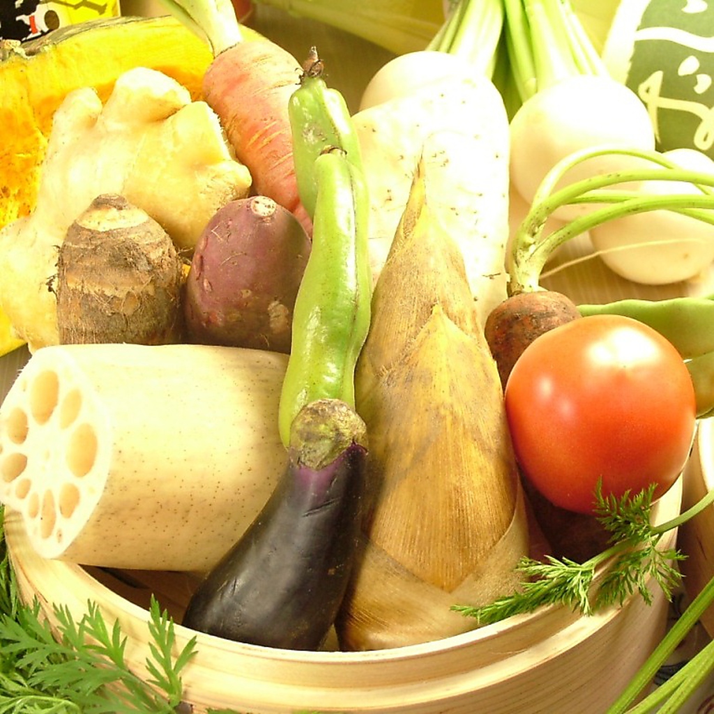 ★女性に大人気★体が温まるほっくほくの京野菜をせいろ蒸しでお楽しみあれ!!