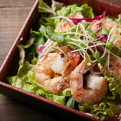 海老のチリマヨソース和え