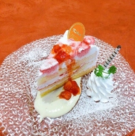 素材を生かしたケーキはオススメ！