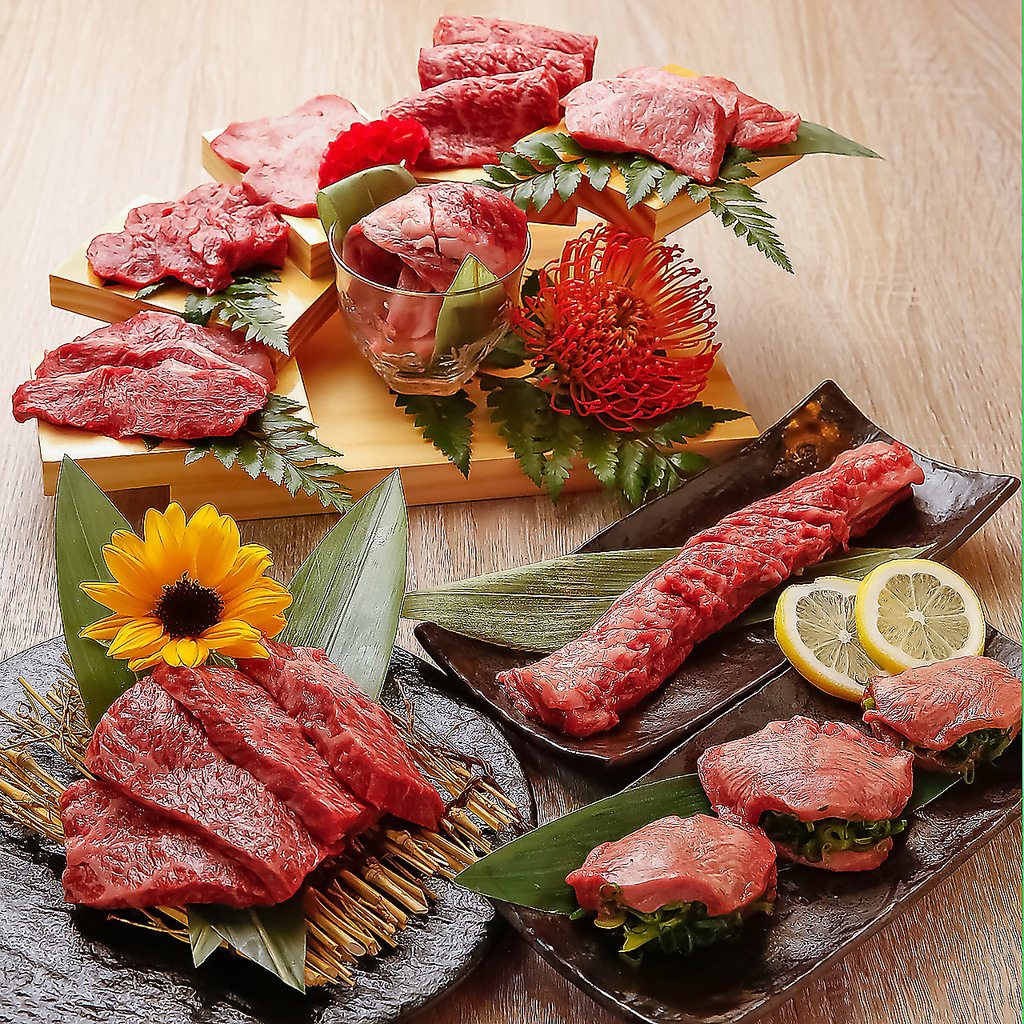 【幸福和牛焼肉】人気メニューの盛り合わせ♪