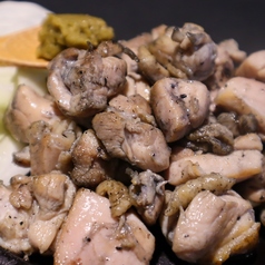 地頭鶏の炭火焼き1人前