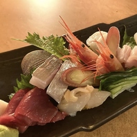 楽にきたら、やっぱりお刺身盛り合わせ！
