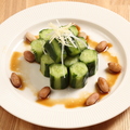 料理メニュー写真&nbsp;きゅうりと白髪ねぎ香味あえ
