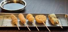 揚げたて!サックサク!熱々の串揚げがオススメです♪